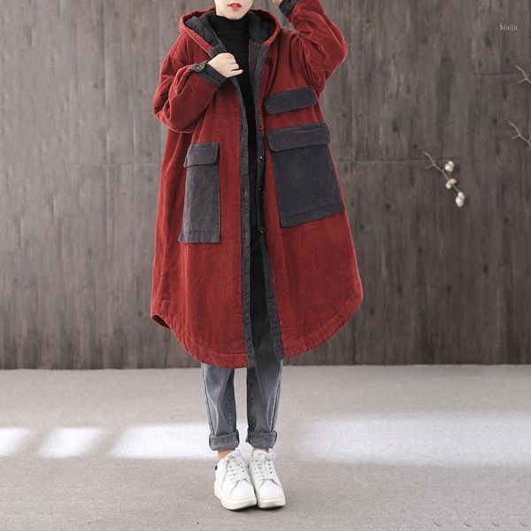 corduroy big pockets plus cotton thick hooded cotton-padded coat women fall/winter 2021 loose large size mid-length cotton32 women's do, Black
corduroy big pockets plus cotton thick hooded cotton-padded coat women fall/winter 2021 loose large size mid-length cotton32 women's do, Black