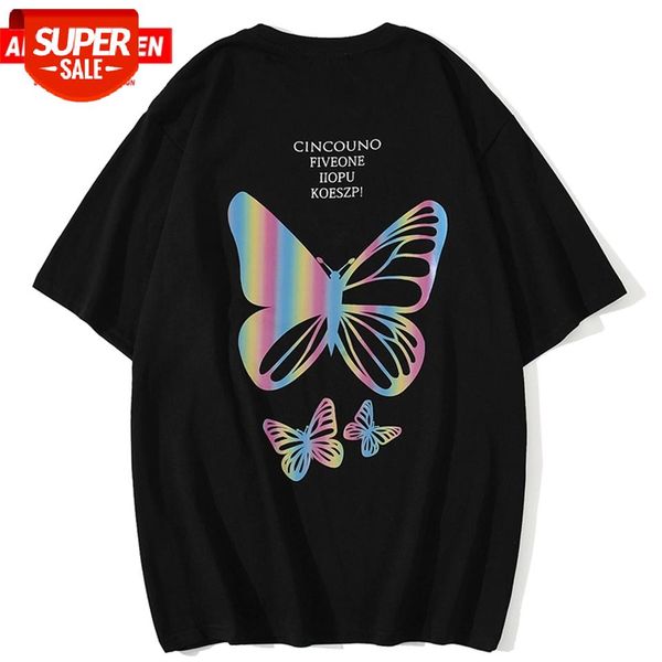 aelfric eden hip hop reflective butterfly print casual t shirt mens oversized 2020 casual cotton short sleeve shirts streetwear #qh92, White;black
aelfric eden hip hop reflective butterfly print casual t shirt mens oversized 2020 casual cotton short sleeve shirts streetwear #qh92, White;black