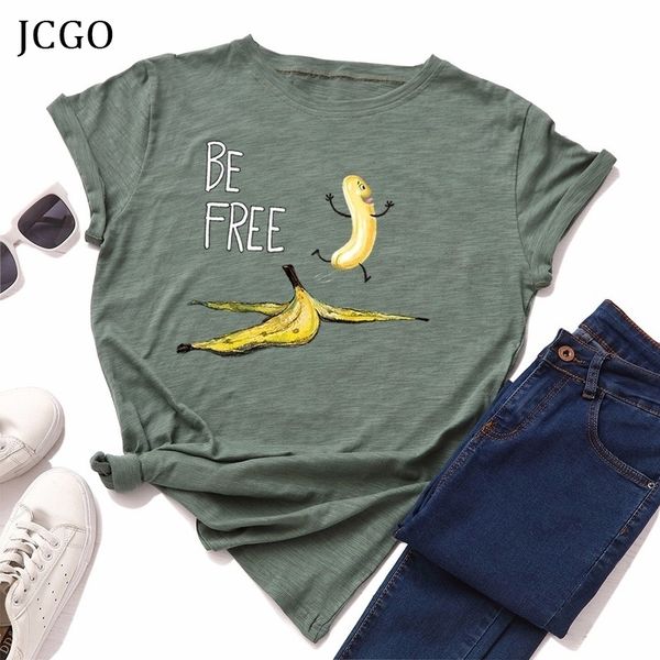jcgo summer cotton women t shirt s-5xl plus size short sleeve funny banana print tee shirt casual o-neck female tshirt 210309, White
jcgo summer cotton women t shirt s-5xl plus size short sleeve funny banana print tee shirt casual o-neck female tshirt 210309, White