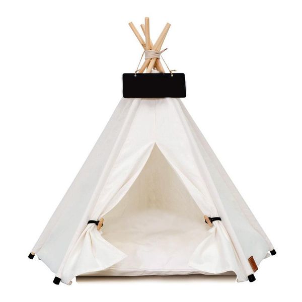 kennels & pens portable linen pet tent dog house kitten washable teepee puppy cat indoor outdoor cave with mat 
kennels & pens portable linen pet tent dog house kitten washable teepee puppy cat indoor outdoor cave with mat