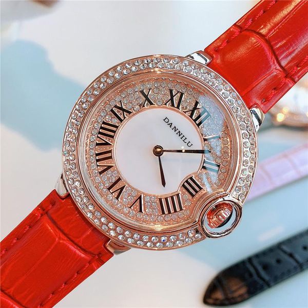 wristwatches women's watches rhinestone dial quartz watch leather diamond bracelet wristwatch laies gift wrist montre, Slivery;brown
wristwatches women's watches rhinestone dial quartz watch leather diamond bracelet wristwatch laies gift wrist montre, Slivery;brown