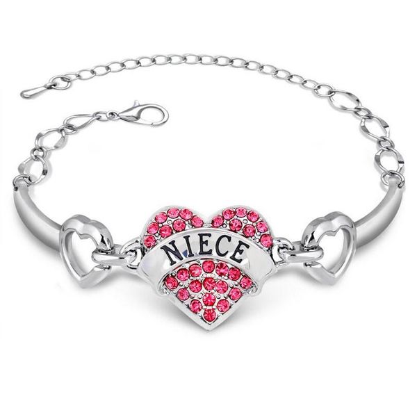 charm bracelets niece diy letters girls for family relative gift bracelet female crystal rhinestone heart, Golden;silver
charm bracelets niece diy letters girls for family relative gift bracelet female crystal rhinestone heart, Golden;silver
