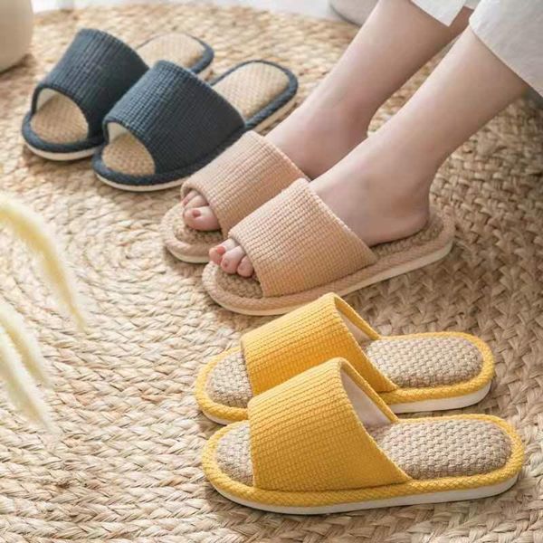 women summer slipper lovers house cozy shoes cotton linen indoor outdoor shoes open toe anti-slip flats slides soft flip flops, Black
women summer slipper lovers house cozy shoes cotton linen indoor outdoor shoes open toe anti-slip flats slides soft flip flops, Black