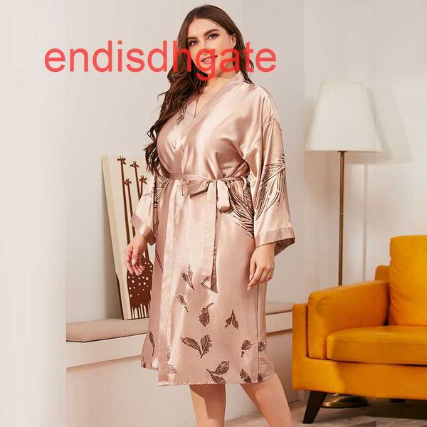 women's nightgown spring and summer silk bingsi bathrobe large size household clothes 1273, Black;white
women's nightgown spring and summer silk bingsi bathrobe large size household clothes 1273, Black;white