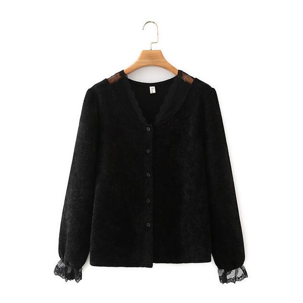 women's blouses & shirts plus size xl-4xl black grey cardigan long sleeved spring autumn button up solid simple outerwear, White
women's blouses & shirts plus size xl-4xl black grey cardigan long sleeved spring autumn button up solid simple outerwear, White