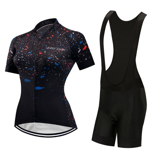 racing sets quick-dry mountain bike clothing 2021 women bicycle jersey bib set shorts dress summer sport cycling clothes ladies mtb wear kit, Black;blue
racing sets quick-dry mountain bike clothing 2021 women bicycle jersey bib set shorts dress summer sport cycling clothes ladies mtb wear kit, Black;blue