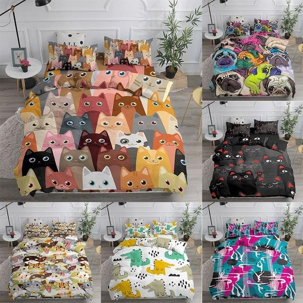 bedding sets dense animal set 3d cute dog cat printed duvet cover bedclothes 2/3pcs home textiles luxury bedspread
bedding sets dense animal set 3d cute dog cat printed duvet cover bedclothes 2/3pcs home textiles luxury bedspread