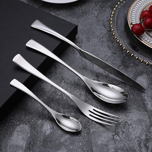24pcs stainless steel black cutlery set 16pcs dinnerware tableware silverware sets dinner knife fork spoon 4pcs/set dropshipping
24pcs stainless steel black cutlery set 16pcs dinnerware tableware silverware sets dinner knife fork spoon 4pcs/set dropshipping