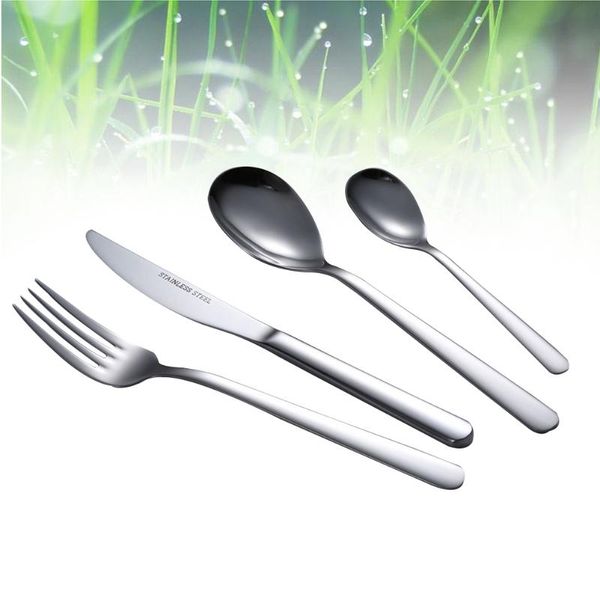 flatware sets dinner set 316 stainless steel tableware fork spoons dishwasher safe(silver)
flatware sets dinner set 316 stainless steel tableware fork spoons dishwasher safe(silver)