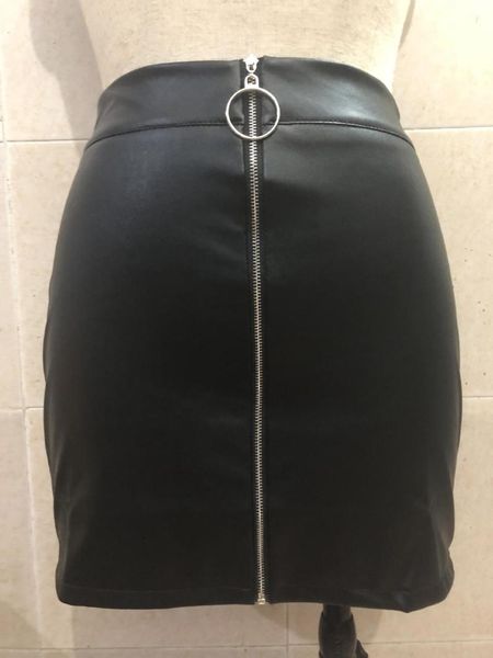 skirts s-xl womens high waist skirt pu leather autumn metal hoop zipper pencil slim mini faldas mujer moda, Black
skirts s-xl womens high waist skirt pu leather autumn metal hoop zipper pencil slim mini faldas mujer moda, Black