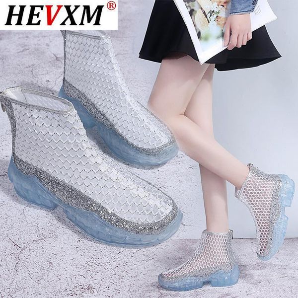 boots 2021 spring and autumn women's breathable short wild mid-heeled mesh sandals women summer jelly, Black
boots 2021 spring and autumn women's breathable short wild mid-heeled mesh sandals women summer jelly, Black