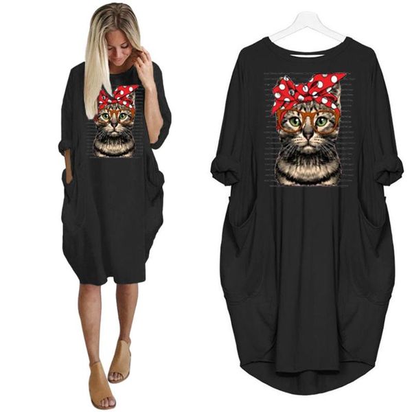 casual dresses home&nest women autumn baggy dress cute printed gold reindeer blouse cat knee-length plus size 3xl loose, Black;gray
casual dresses home&nest women autumn baggy dress cute printed gold reindeer blouse cat knee-length plus size 3xl loose, Black;gray
