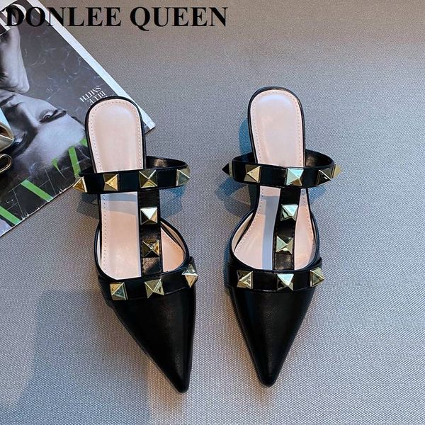 2021 new spring slippers women slip on slides pointed toe low heels shoes fashion brand rivet mules outdoor flip flops chaussure, Black
2021 new spring slippers women slip on slides pointed toe low heels shoes fashion brand rivet mules outdoor flip flops chaussure, Black