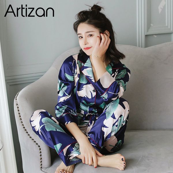 artizan pjs for women's satin silk pyjama pajama set long sleeve casual sleepwear nightwear comfortable loungewear satin 2 piece 201113, Black;red
artizan pjs for women's satin silk pyjama pajama set long sleeve casual sleepwear nightwear comfortable loungewear satin 2 piece 201113, Black;red