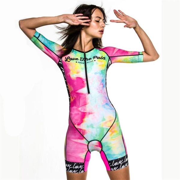 racing sets love the pain summer women's short sleeve jumpsuit bike jersey triathlon outdoor sports little monkey skinsuit kit ropa cic, Black;blue
racing sets love the pain summer women's short sleeve jumpsuit bike jersey triathlon outdoor sports little monkey skinsuit kit ropa cic, Black;blue