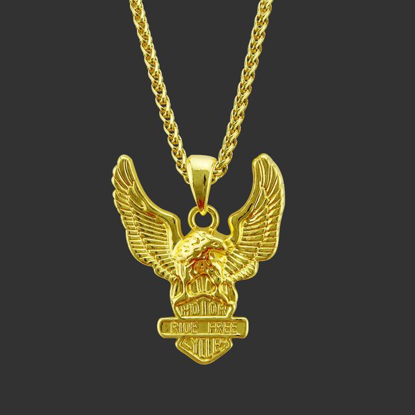 amulet neck pendants hip hop golden eagle wings pendant necklace men's bar accessories, Silver
amulet neck pendants hip hop golden eagle wings pendant necklace men's bar accessories, Silver