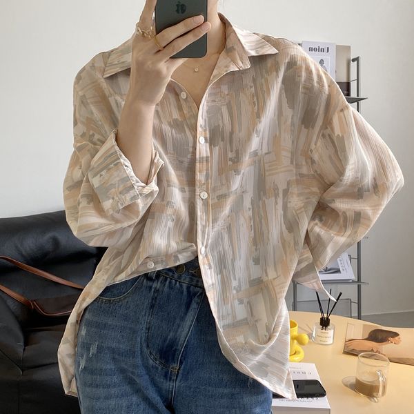 2021 summer print down collar sleeve womens blouses fashion women shirt blusas roupa feminina 3s13, White
2021 summer print down collar sleeve womens blouses fashion women shirt blusas roupa feminina 3s13, White