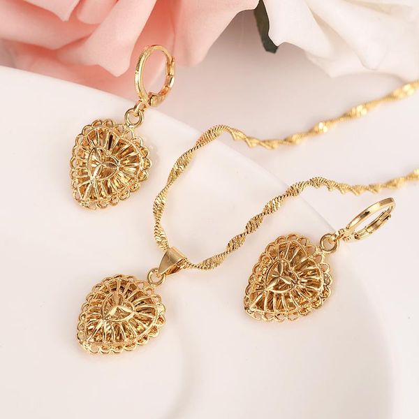 gold dubai heart african jewelry set necklace pendant earrings eritrea wedding bridl jewelry for women sweater chain gifts, Silver
gold dubai heart african jewelry set necklace pendant earrings eritrea wedding bridl jewelry for women sweater chain gifts, Silver
