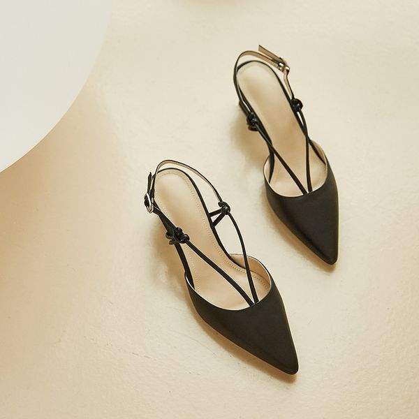 womens real leather t-strap thick high heel pointed toe slip-on pumps summer elegant ladies slingback dress shoes, Black
womens real leather t-strap thick high heel pointed toe slip-on pumps summer elegant ladies slingback dress shoes, Black