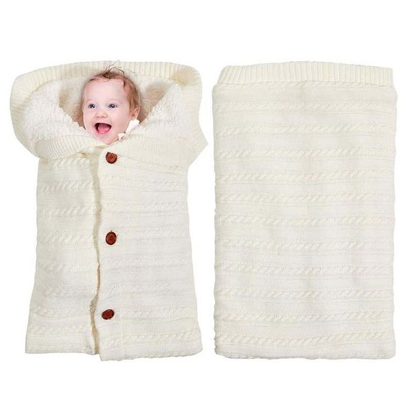 newborn baby stroller sleeping bag outdoor button knitted sleeping bag thick brushed wool blanket for baby autumn winter
newborn baby stroller sleeping bag outdoor button knitted sleeping bag thick brushed wool blanket for baby autumn winter