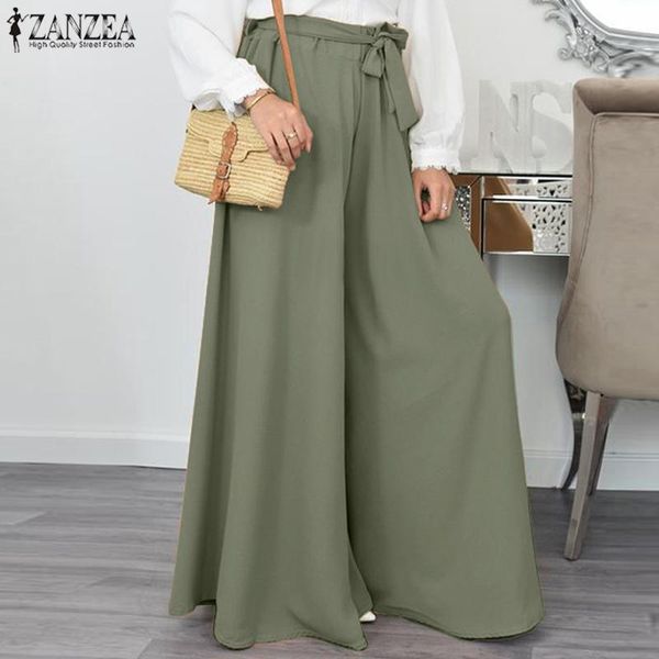 women's pants & capris elegant wide leg autumn trousers 2021 zanzea casual belted long pantalon palazzo streetwear turnip, Black;white
women's pants & capris elegant wide leg autumn trousers 2021 zanzea casual belted long pantalon palazzo streetwear turnip, Black;white