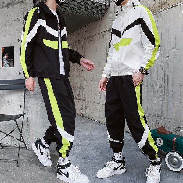 men's sport jacket hoodie + harem pant set of two sweat suit 2021 new streetwear sweatshirt with a hood dwaterproof water dn84, Gray
men's sport jacket hoodie + harem pant set of two sweat suit 2021 new streetwear sweatshirt with a hood dwaterproof water dn84, Gray