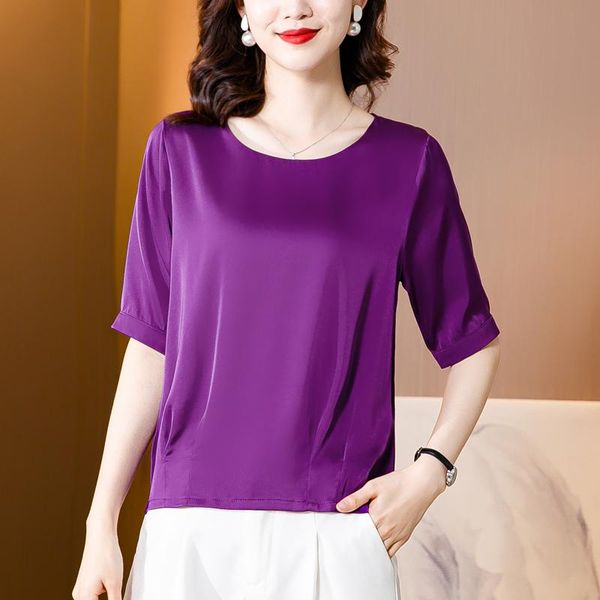 women's blouses & shirts summer shirt chiffon for women solid satin short clothing 2021 white red blouse female basic
women's blouses & shirts summer shirt chiffon for women solid satin short clothing 2021 white red blouse female basic