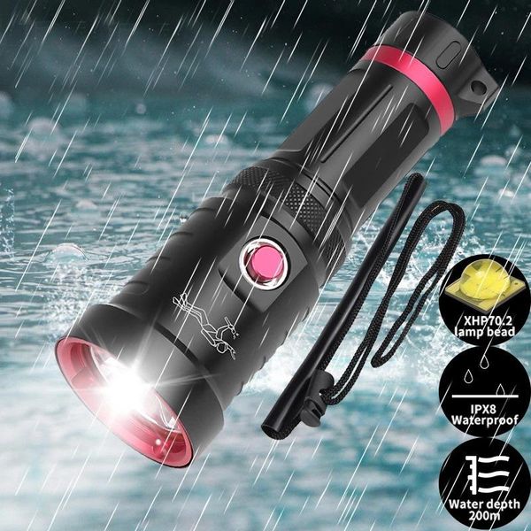 flashlights torches diving rechargeable 100m underwater led torch submersible professional lighting hand light waterproof searchl
flashlights torches diving rechargeable 100m underwater led torch submersible professional lighting hand light waterproof searchl