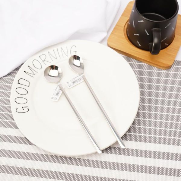 spoons salad mixing spoon long handle round fruit dessert ice cream tea coffee teaspoon beverage tableware 1pcs
spoons salad mixing spoon long handle round fruit dessert ice cream tea coffee teaspoon beverage tableware 1pcs