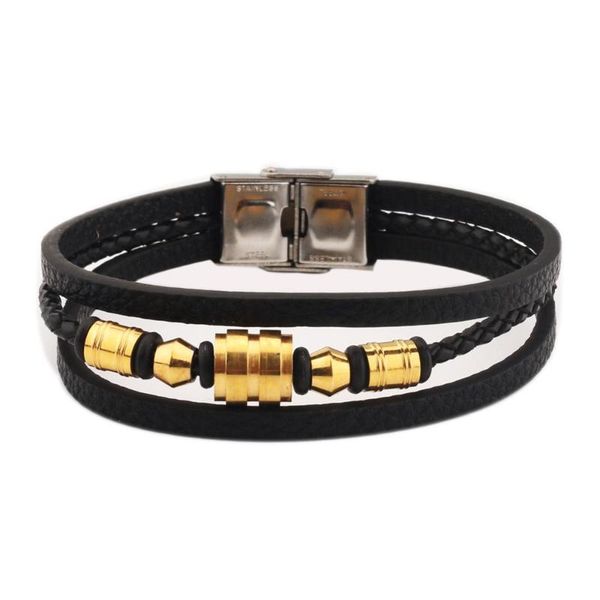 charm bracelets high-quality titanium stainless steel leather handmade bracelet men and women personality jewelry gifts couple aaccessories, Golden;silver
charm bracelets high-quality titanium stainless steel leather handmade bracelet men and women personality jewelry gifts couple aaccessories, Golden;silver