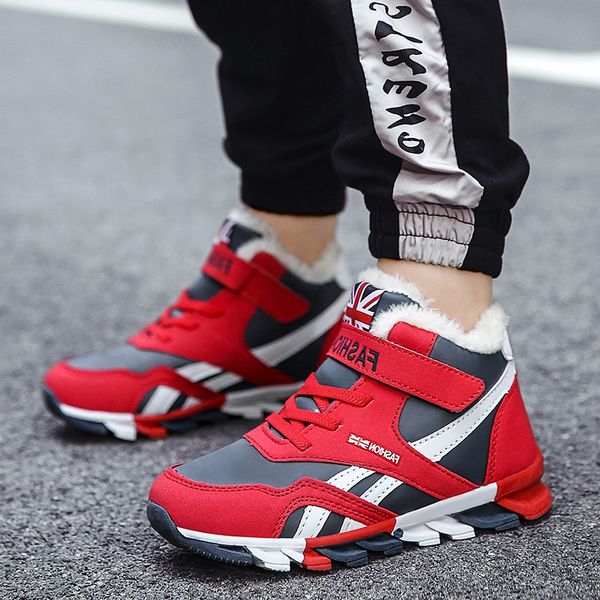 kids shoes winter outdoor warm velvet waterproof boots shock absorption trekking boys children shoe running sneakers red 210303, Black
kids shoes winter outdoor warm velvet waterproof boots shock absorption trekking boys children shoe running sneakers red 210303, Black