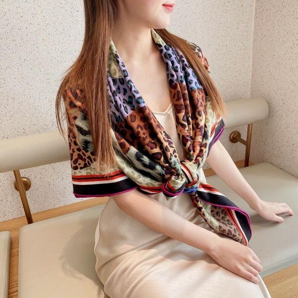 scarves 70% cashmere 30% silk scarf women fashion winter shawl stole double-sided leopard big blanket kerchief bandana 135*135cm, Blue;gray
scarves 70% cashmere 30% silk scarf women fashion winter shawl stole double-sided leopard big blanket kerchief bandana 135*135cm, Blue;gray