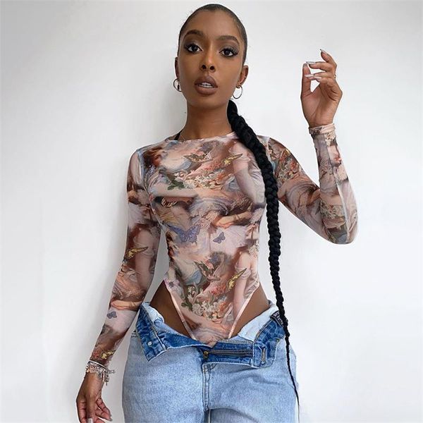 women's jumpsuits & rompers 2021 autumn woman mesh bodysuit angel print long sleeve short romper female slim fit leotard overalls, Black;white
women's jumpsuits & rompers 2021 autumn woman mesh bodysuit angel print long sleeve short romper female slim fit leotard overalls, Black;white