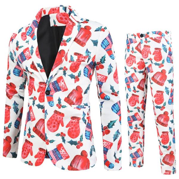 men's suits & blazers ugly blazer suit set christmas gloves hats single button lapel collar long sleeve slim fit jacket pants man, White;black
men's suits & blazers ugly blazer suit set christmas gloves hats single button lapel collar long sleeve slim fit jacket pants man, White;black