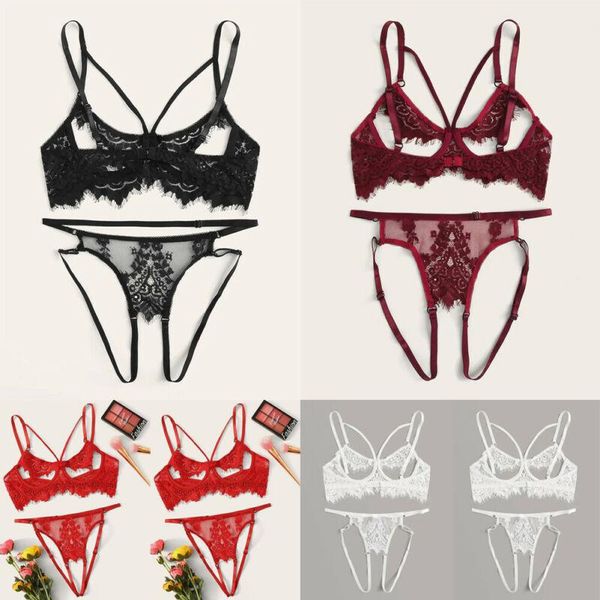 bras sets women push up bra g-string set lace floral bralette lingerie sleepwear gift, Red;black
bras sets women push up bra g-string set lace floral bralette lingerie sleepwear gift, Red;black