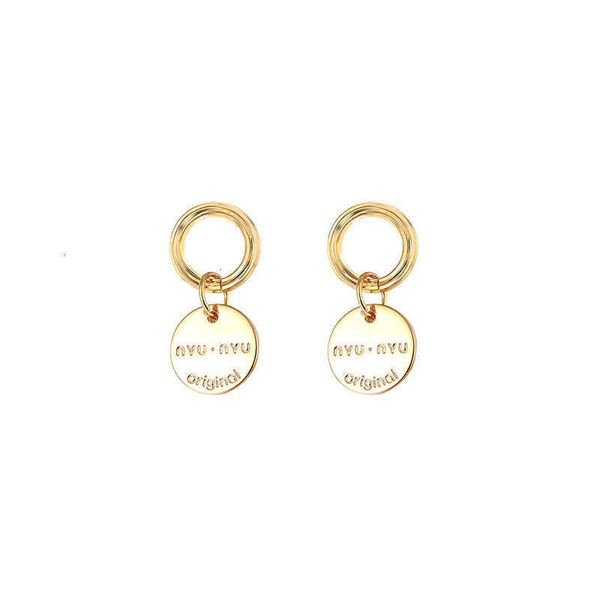 925 sier needle earrings feminine temperament fashion versatile net red korean personalized geometric, Golden
925 sier needle earrings feminine temperament fashion versatile net red korean personalized geometric, Golden
