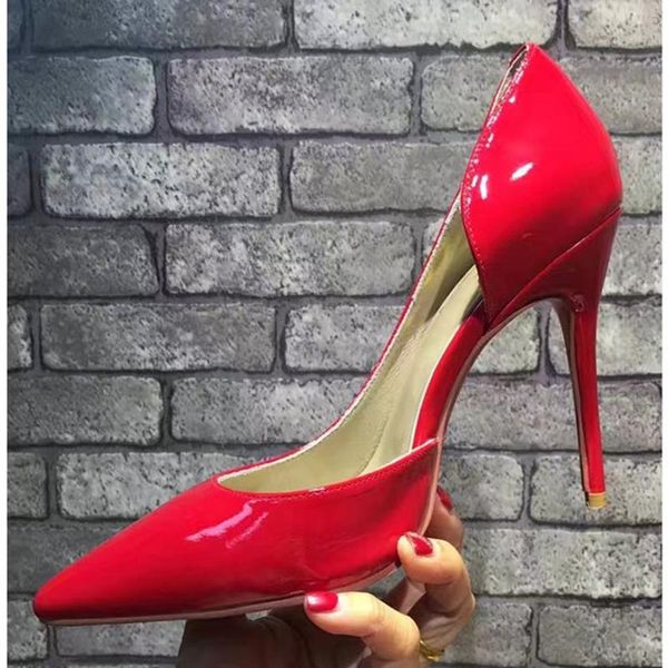 dress shoes luxury nude red heels pumps pointed toe high women 8cm 10cm stiletto woman zapatos mujer wedding, Black
dress shoes luxury nude red heels pumps pointed toe high women 8cm 10cm stiletto woman zapatos mujer wedding, Black