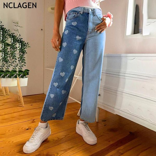 women's jeans nclagen asymmetry patchwork graphics print women fashion pants streetwear loose casual disco denim aesthetic trouser, Blue
women's jeans nclagen asymmetry patchwork graphics print women fashion pants streetwear loose casual disco denim aesthetic trouser, Blue