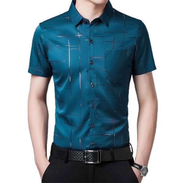 men's casual shirts social dress shirt men summer breathable stylish foil print, White;black
men's casual shirts social dress shirt men summer breathable stylish foil print, White;black