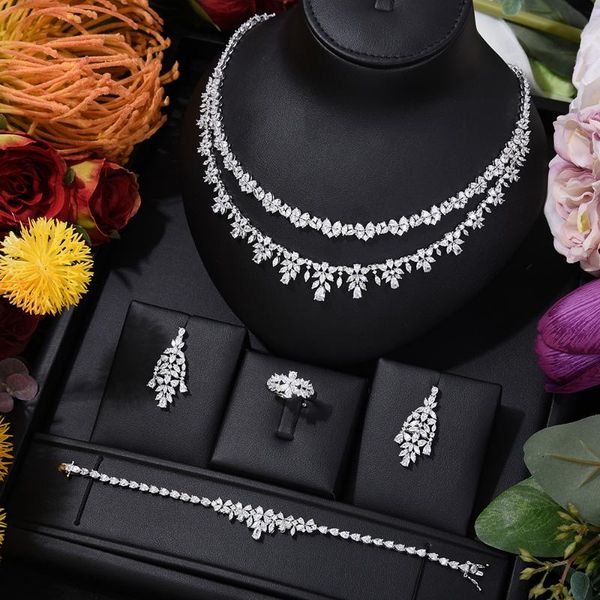 earrings & necklace godki 4pcs luxury green purple mixed big statement jewelry set for women wedding cubic zircon cz african dubai bridal, Silver
earrings & necklace godki 4pcs luxury green purple mixed big statement jewelry set for women wedding cubic zircon cz african dubai bridal, Silver