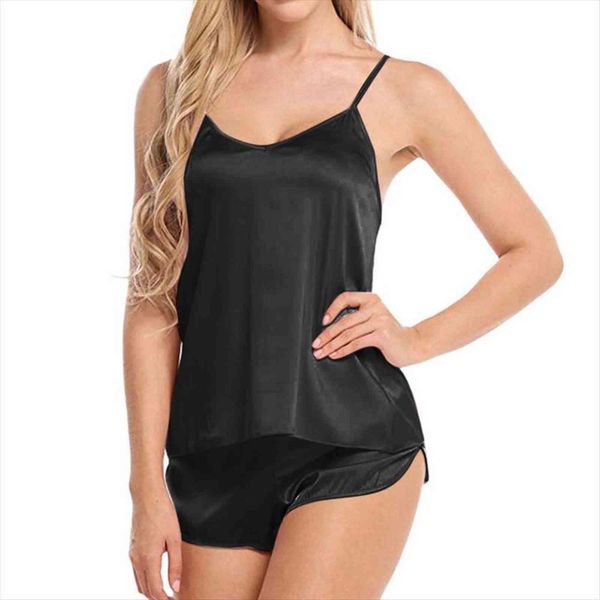 pajama sets girl silk satin women sleepwear pyjama nightwear loungewear homewear solid soft comfortable high quality, Black;red
pajama sets girl silk satin women sleepwear pyjama nightwear loungewear homewear solid soft comfortable high quality, Black;red