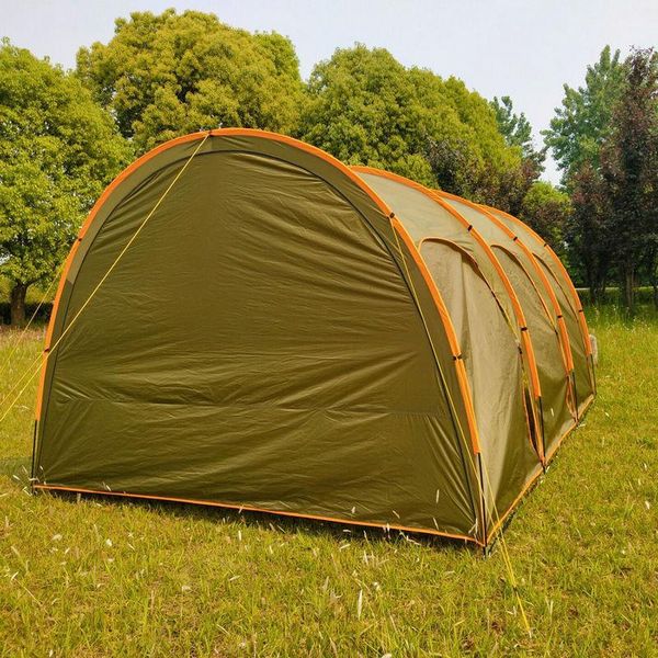large camping tent 10 person waterproof family party tunnel tent outdoor big awnings sun shelter with door 450*310*205cm
large camping tent 10 person waterproof family party tunnel tent outdoor big awnings sun shelter with door 450*310*205cm