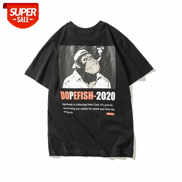 summer basic men's short-sleeved round neck pullover smoking gorilla print fashion t-shirt #pq5o, White;black
summer basic men's short-sleeved round neck pullover smoking gorilla print fashion t-shirt #pq5o, White;black
