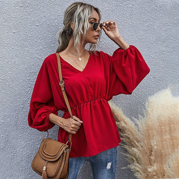 sleeve casual v neck shirt autumn fashion slim blouse for women 2021 new d5p3, White
sleeve casual v neck shirt autumn fashion slim blouse for women 2021 new d5p3, White