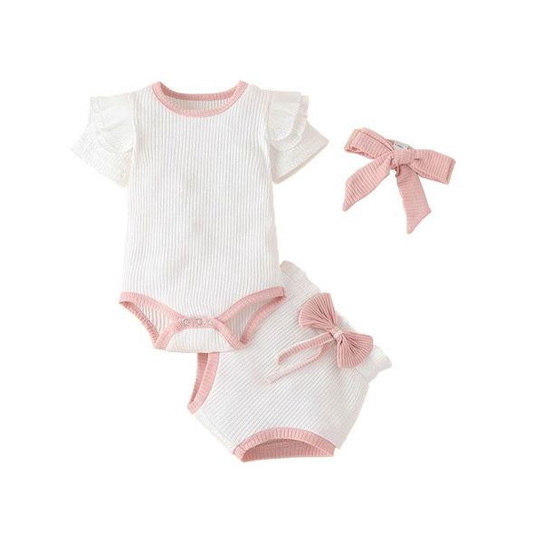 clothing sets summer baby girl clothes 3pcs fashion soild color girls set cotton short sleeve +short+scarf, White
clothing sets summer baby girl clothes 3pcs fashion soild color girls set cotton short sleeve +short+scarf, White