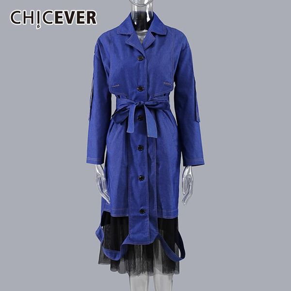 women's trench coats chicever patchwork mesh asymmetrical hem windbreaker lapel collar long sleeve bow colorblock winter 2021, Tan;black
women's trench coats chicever patchwork mesh asymmetrical hem windbreaker lapel collar long sleeve bow colorblock winter 2021, Tan;black