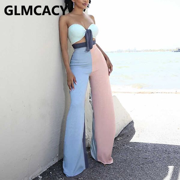 two piece summer chic streetwear suits tie up tube & loose wide leg pants set 210702, White
two piece summer chic streetwear suits tie up tube & loose wide leg pants set 210702, White