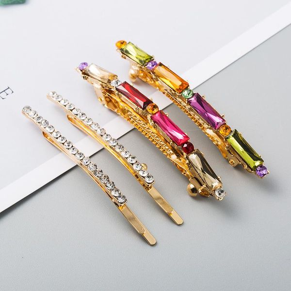 hair clips & barrettes 4pcs korean luxury vintage accessories wedding diamond crystal rhinestone metal pins hairpin set word clip, Golden;silver
hair clips & barrettes 4pcs korean luxury vintage accessories wedding diamond crystal rhinestone metal pins hairpin set word clip, Golden;silver