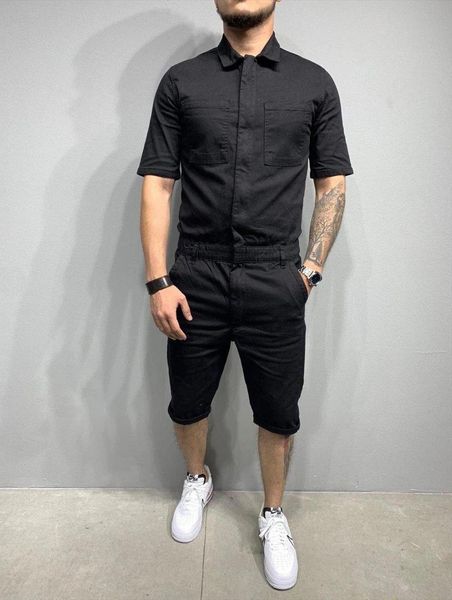 jumpsuit one piece man men tracksuits playsuit summer zipper short sleeve onesie male streetwear overalls style, Gray
jumpsuit one piece man men tracksuits playsuit summer zipper short sleeve onesie male streetwear overalls style, Gray