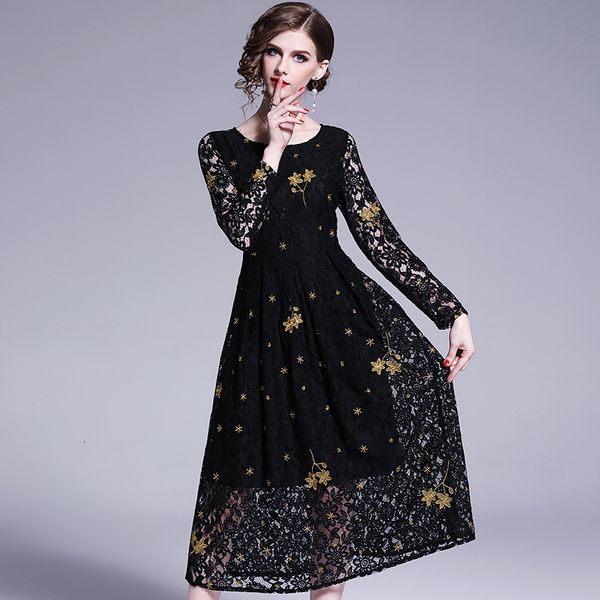 2021 new chegada nova itlia estilo manga longa mulheres da marca moda bordado vestido renda para laides primavera vestidos de lhfm, Black;gray
2021 new chegada nova itlia estilo manga longa mulheres da marca moda bordado vestido renda para laides primavera vestidos de lhfm, Black;gray